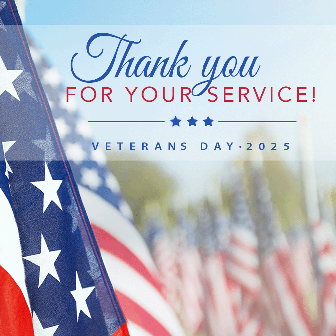 Happy Veterans Day! Thank you to all who have served!